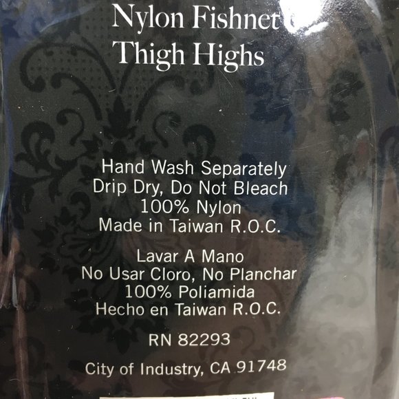 * Leg Ave #9011 Thigh High Red Fishnet NOS NWT - Picture 7 of 8
